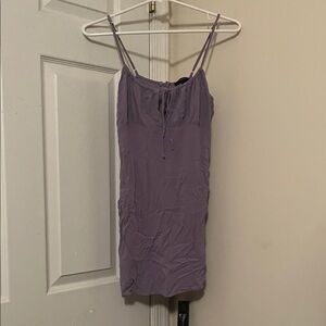 Purple Spaghetti Strap Dress